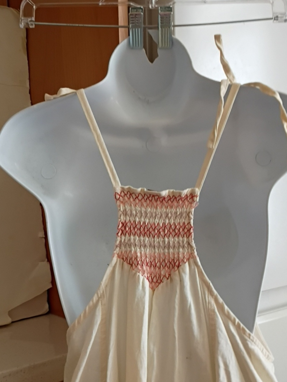Free People Another Love Linen/Cotton Dress sz XS - Picture 11 of 14